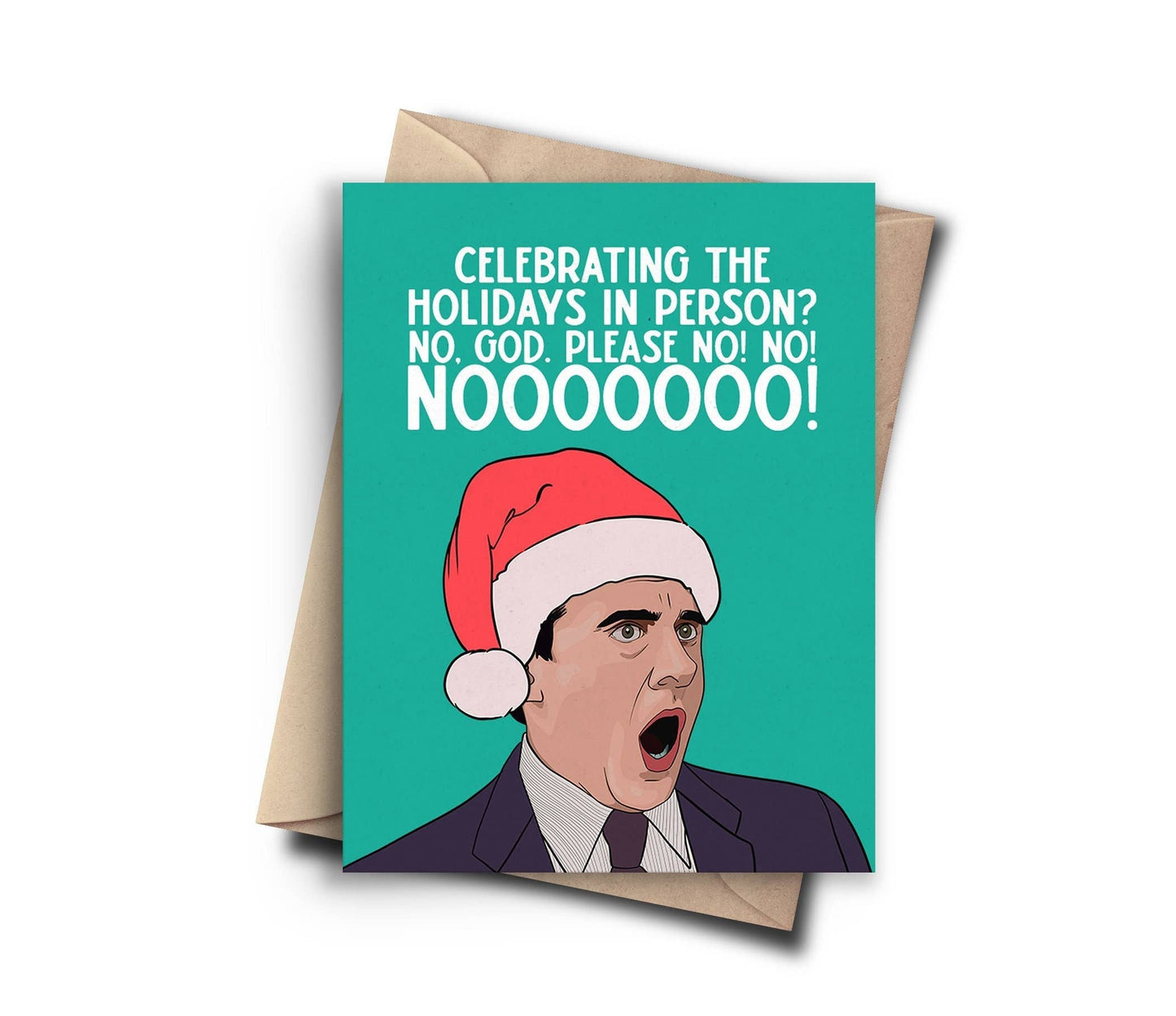Pop Cult Paper - Funny Christmas Card - The Office