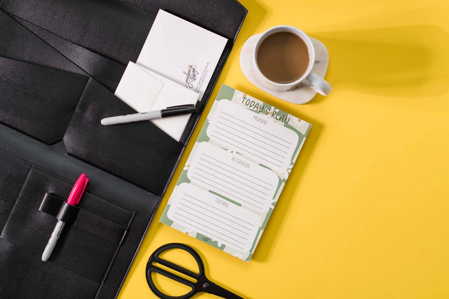 Jaybee Design - Retro Today's Plan Daily Planner - 25 pg Notepad