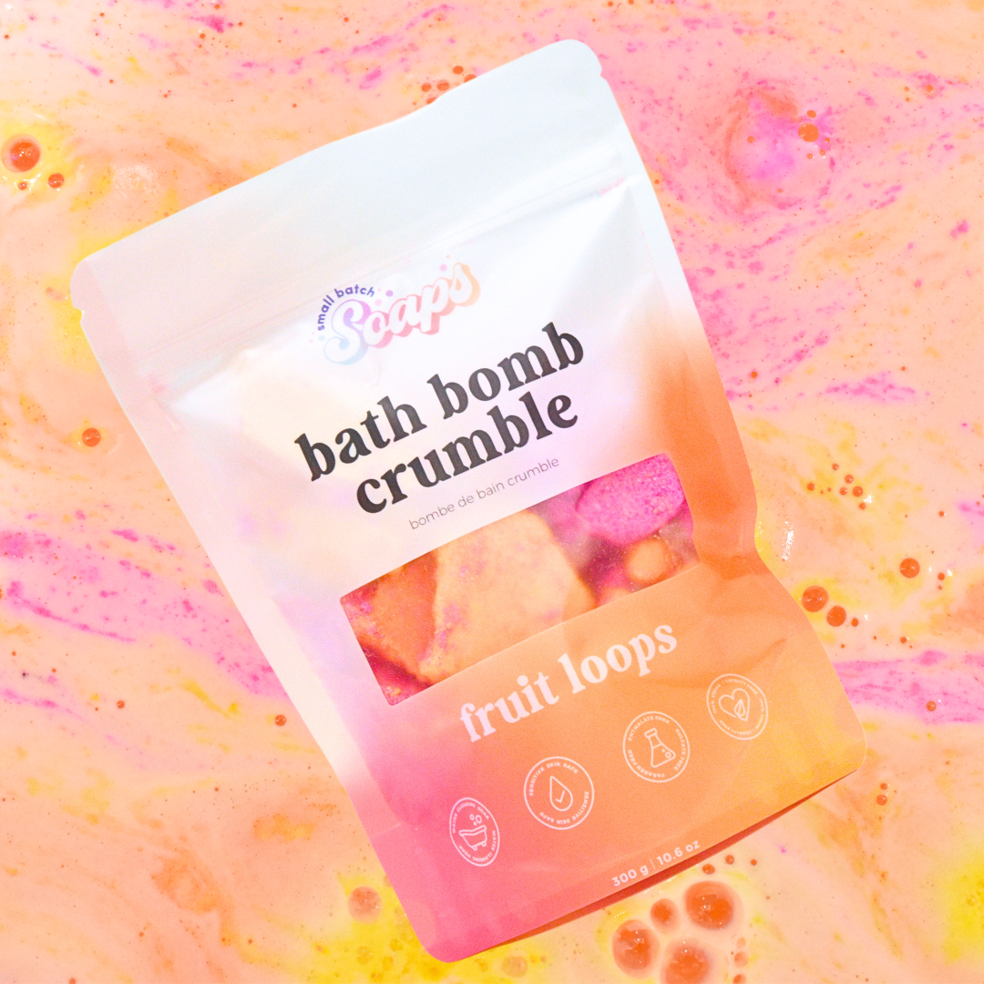 Small Batch Soaps - Fruit Loops Bath Bomb Crumble