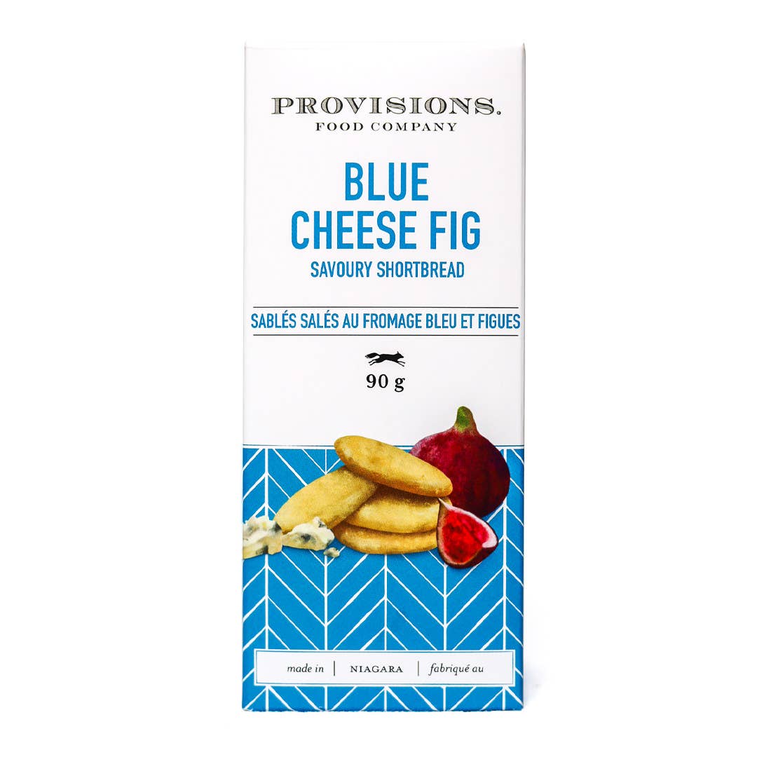 Provisions Food Company - Blue Cheese Fig Shortbread: 90 g.