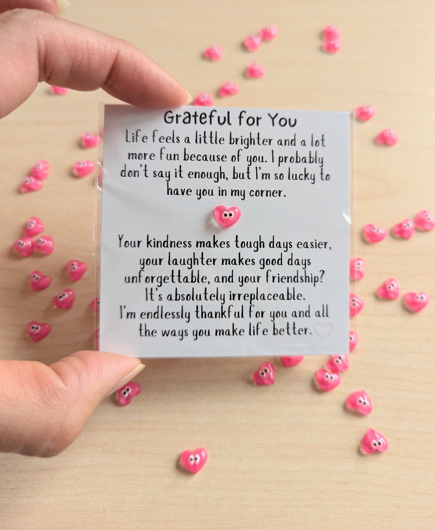 Uplifted Ink - Grateful for You Friendship Card – Mini Appreciation Card