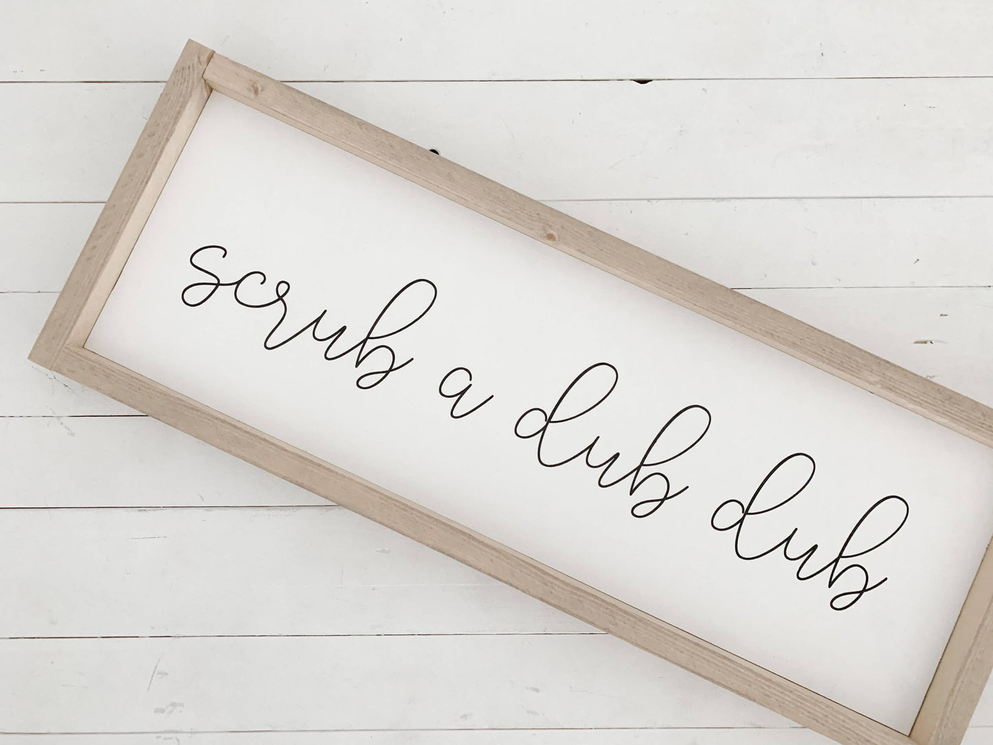 Ashwood Designs - Scrub a dub dub: Dark Walnut