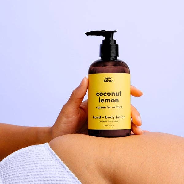 Epic Blend - Coconut Lemon Hand and Body Lotion: 8oz