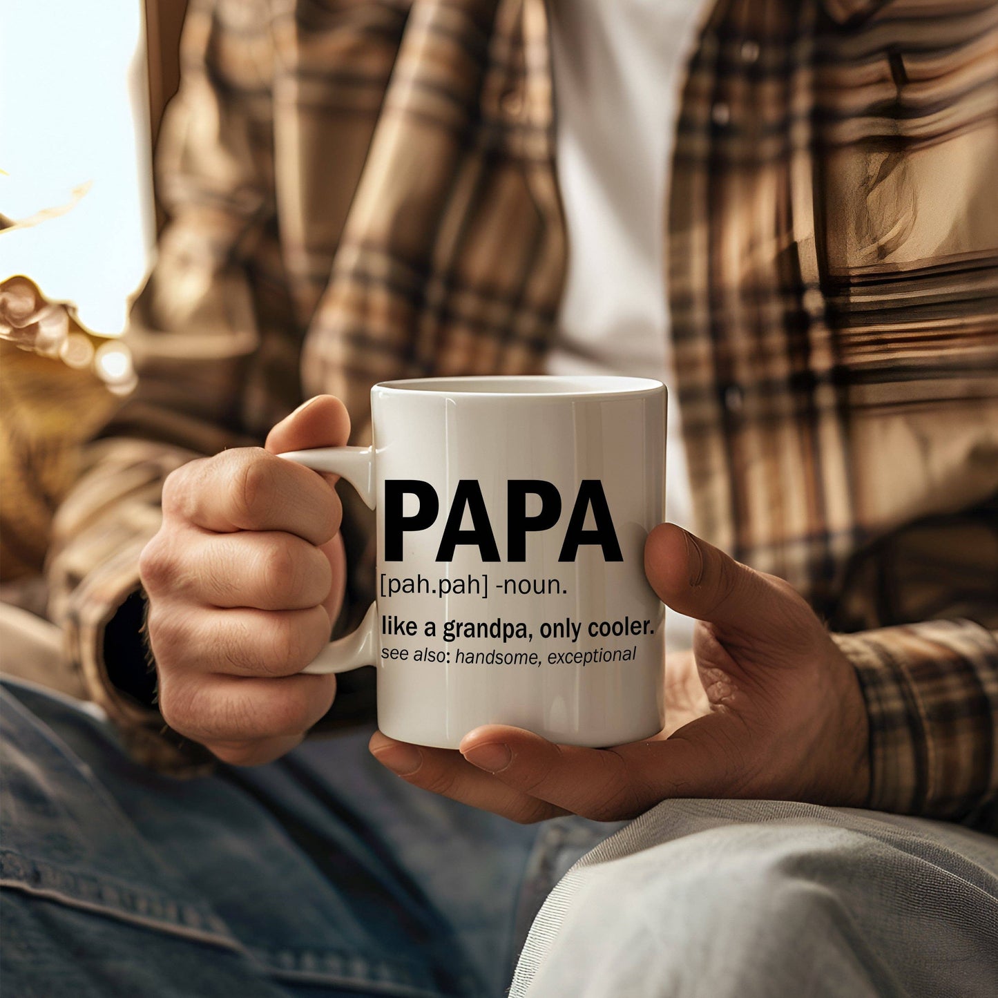 Oakbury Designs - Papa: White