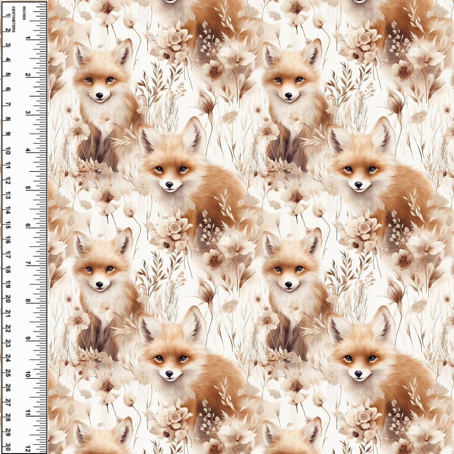 Busy Little Stitches - Sly Prairie Fox Toddler Blanket