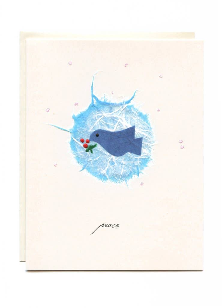 FLAUNT HANDMADE CORRESPONDENCES - "Peace" Blue Dove