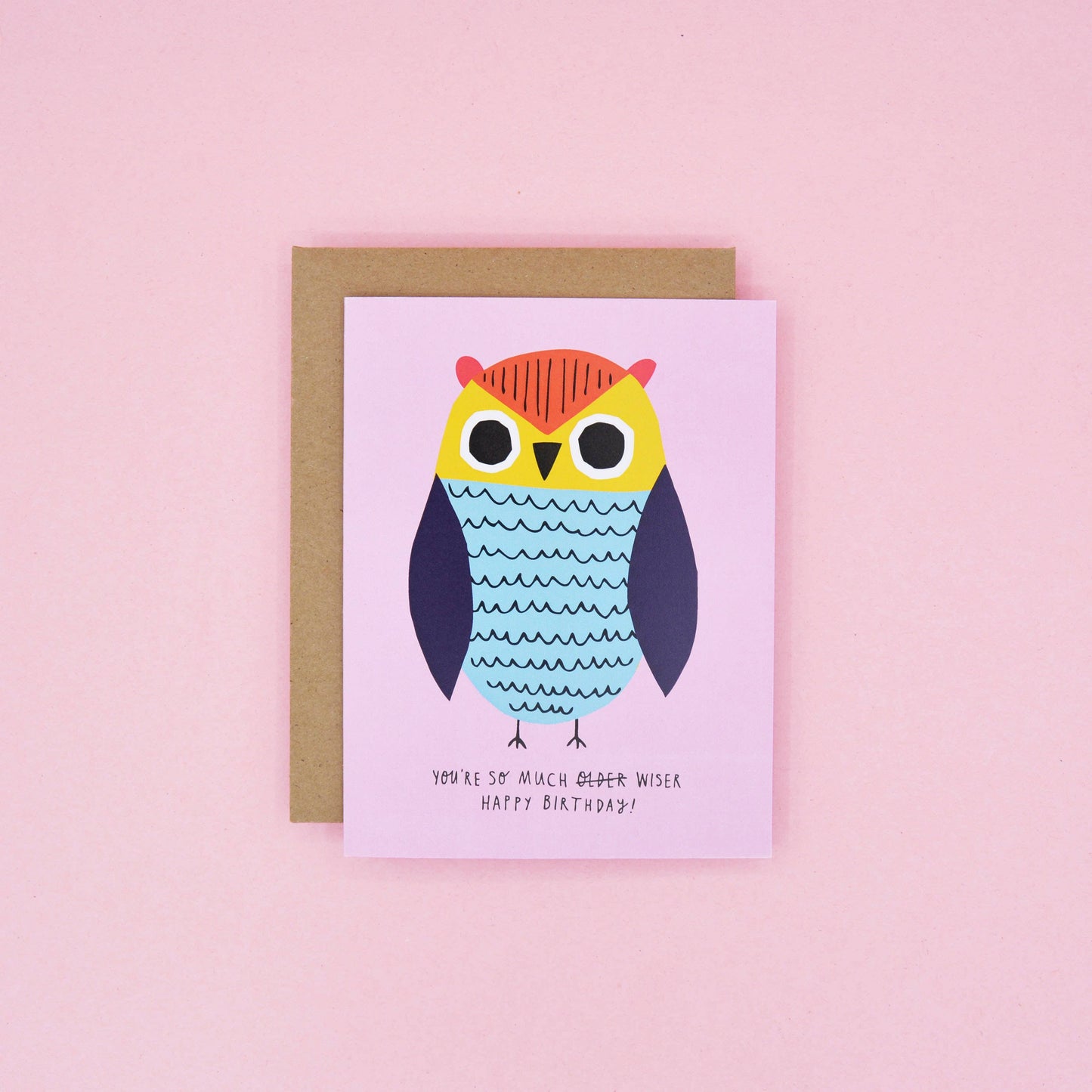 Badger & Burke - Wiser Owl - Birthday Card