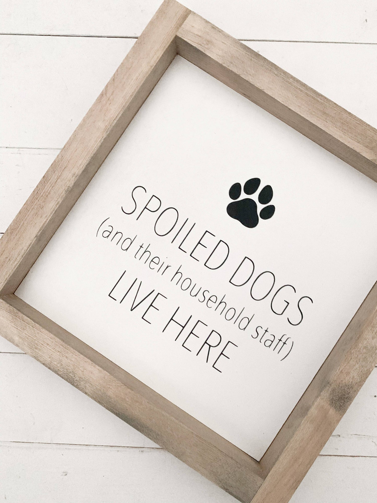 Ashwood Designs - Spoiled dogs: Dark Walnut
