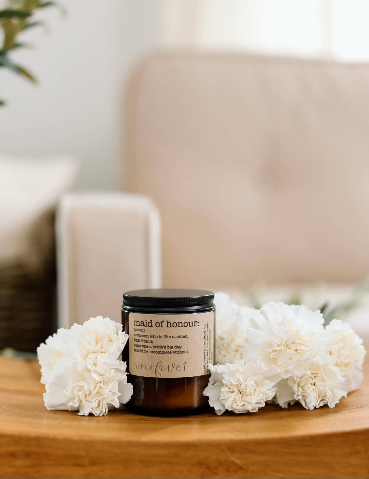 onefive1 - Maid of honour definition soy candle