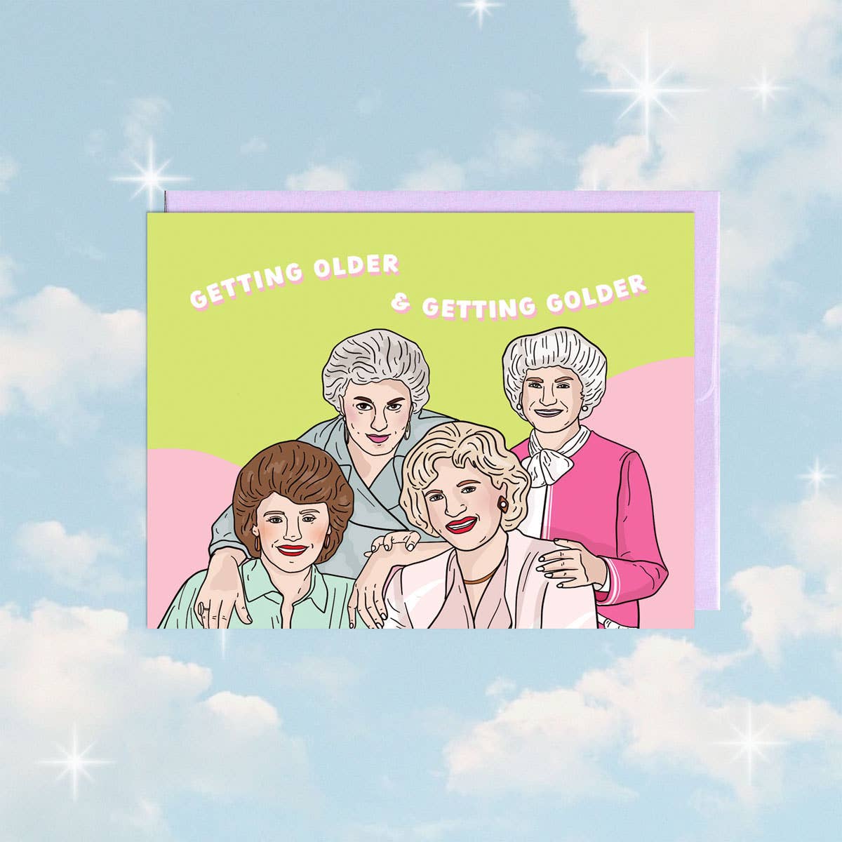 Party Mountain Paper co. - Older & Golder | Birthday Card