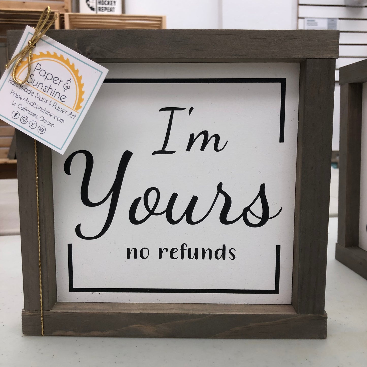 Paper & Sunshine- mini 8.5" Signs