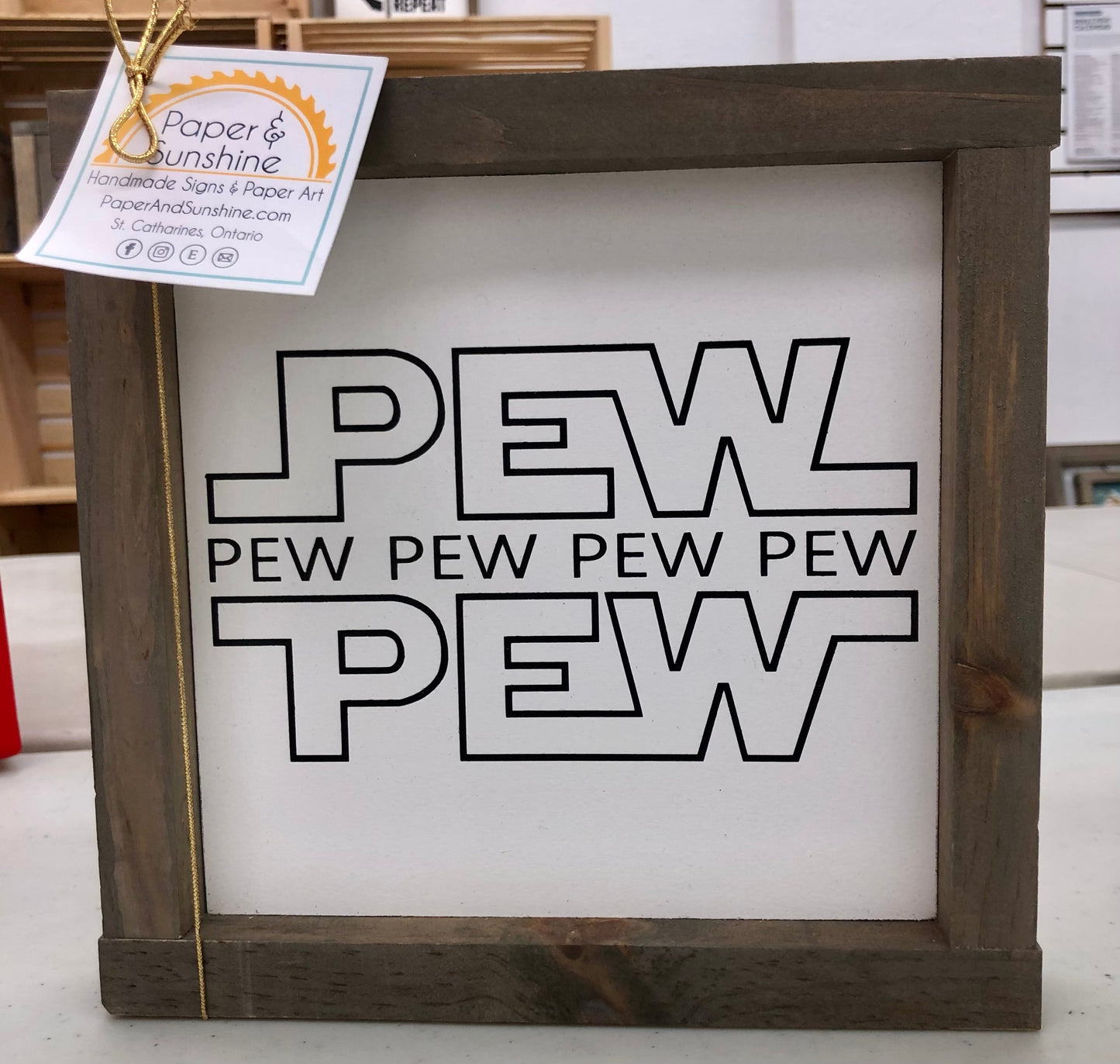 Paper & Sunshine- mini 8.5" Signs