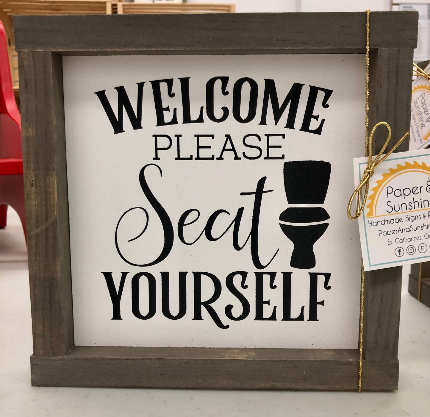 Paper & Sunshine- mini 8.5" Signs