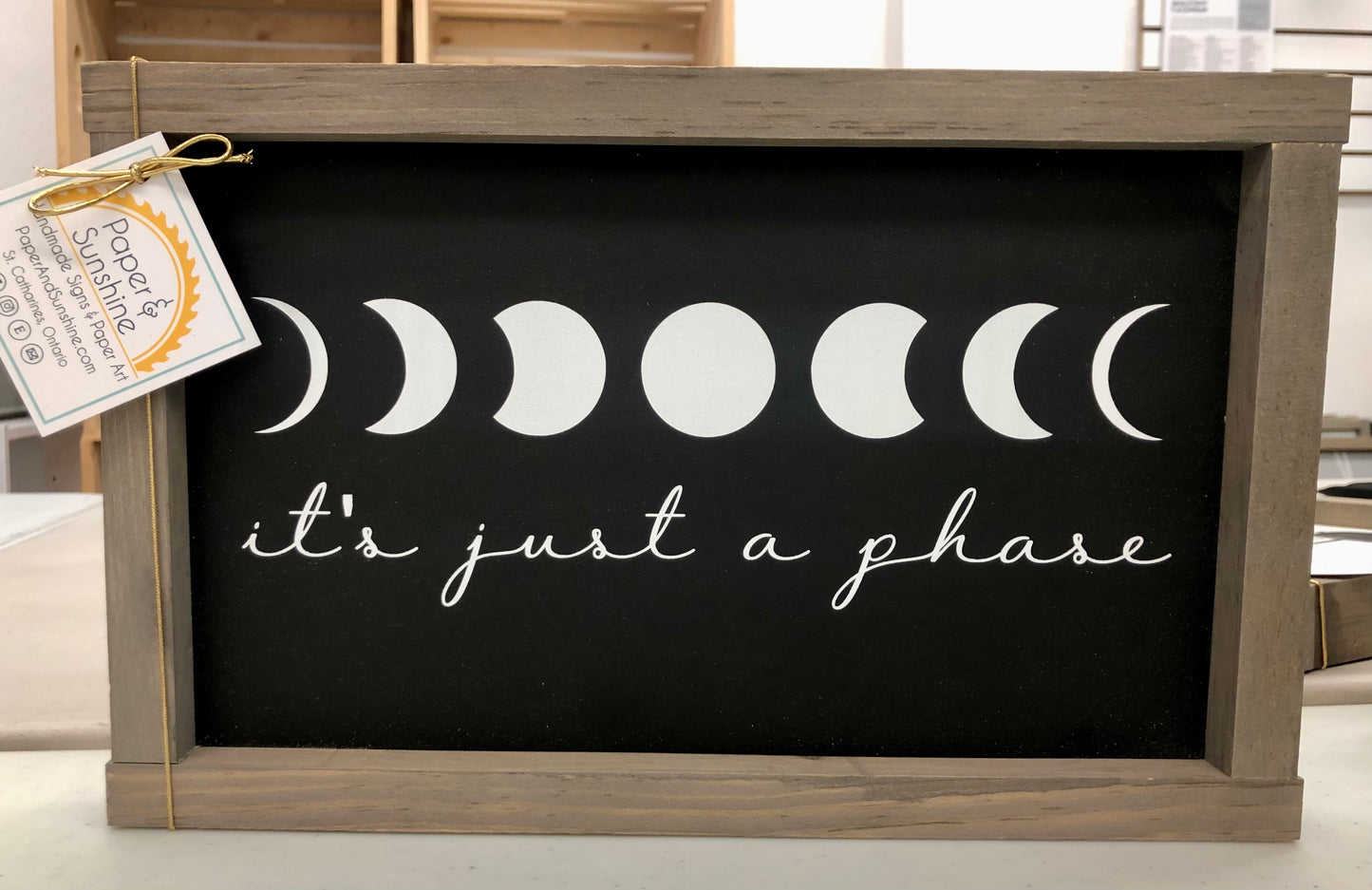 Paper & Sunshine - 8.5”x 13.5” Rectangle wooden sign-various