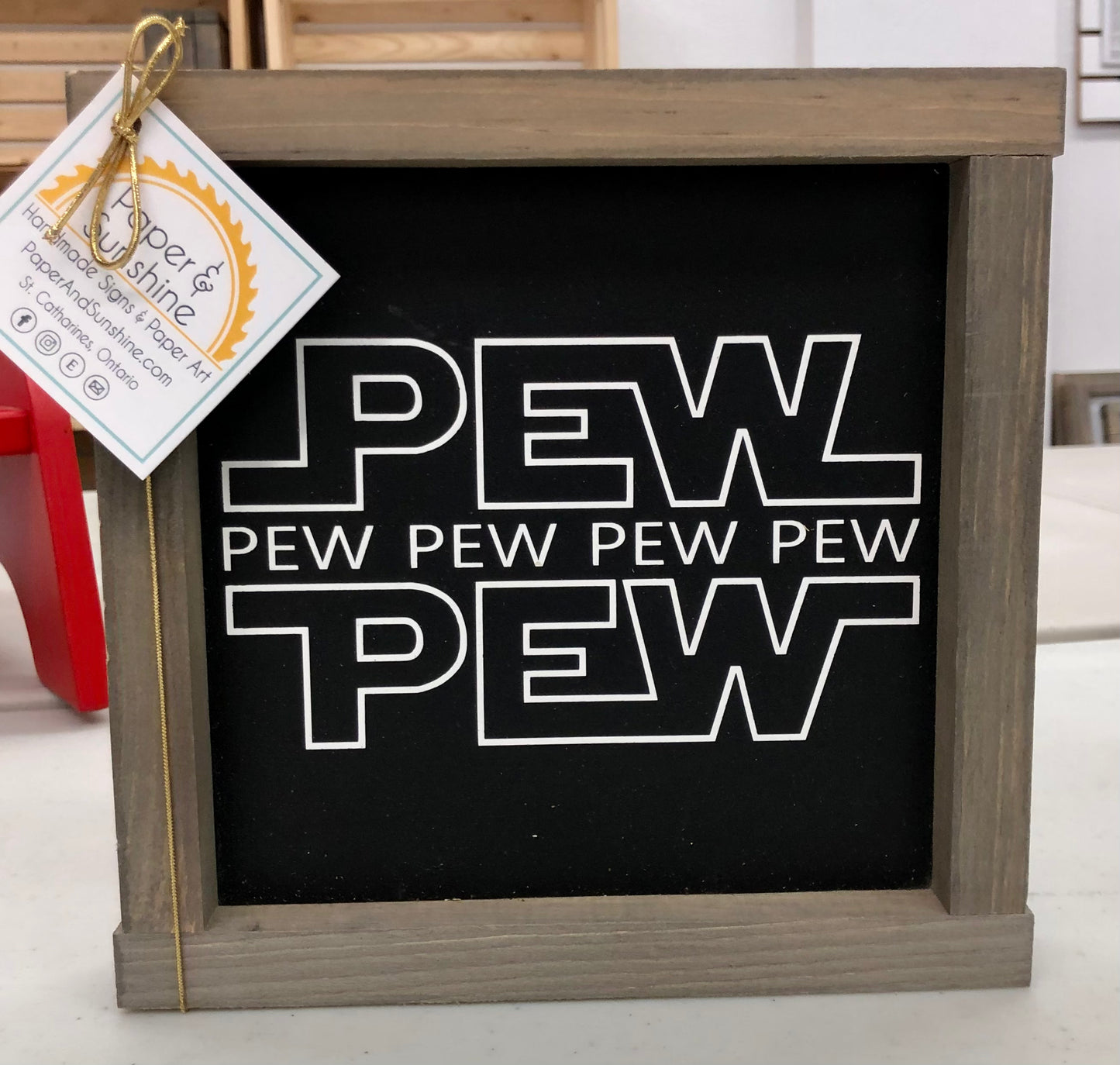 Paper & Sunshine- mini 8.5" Signs