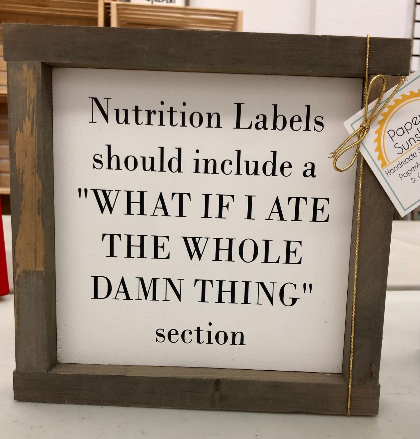 Paper & Sunshine- mini 8.5" Signs