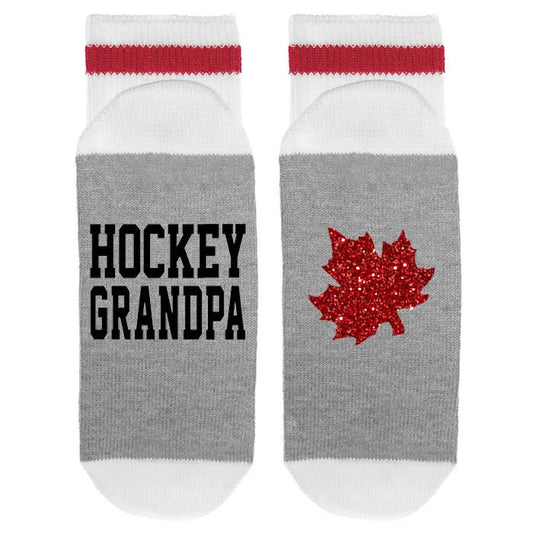 MENS - Hockey Grandpa With Maple Leaf - Sock Dirty to Me