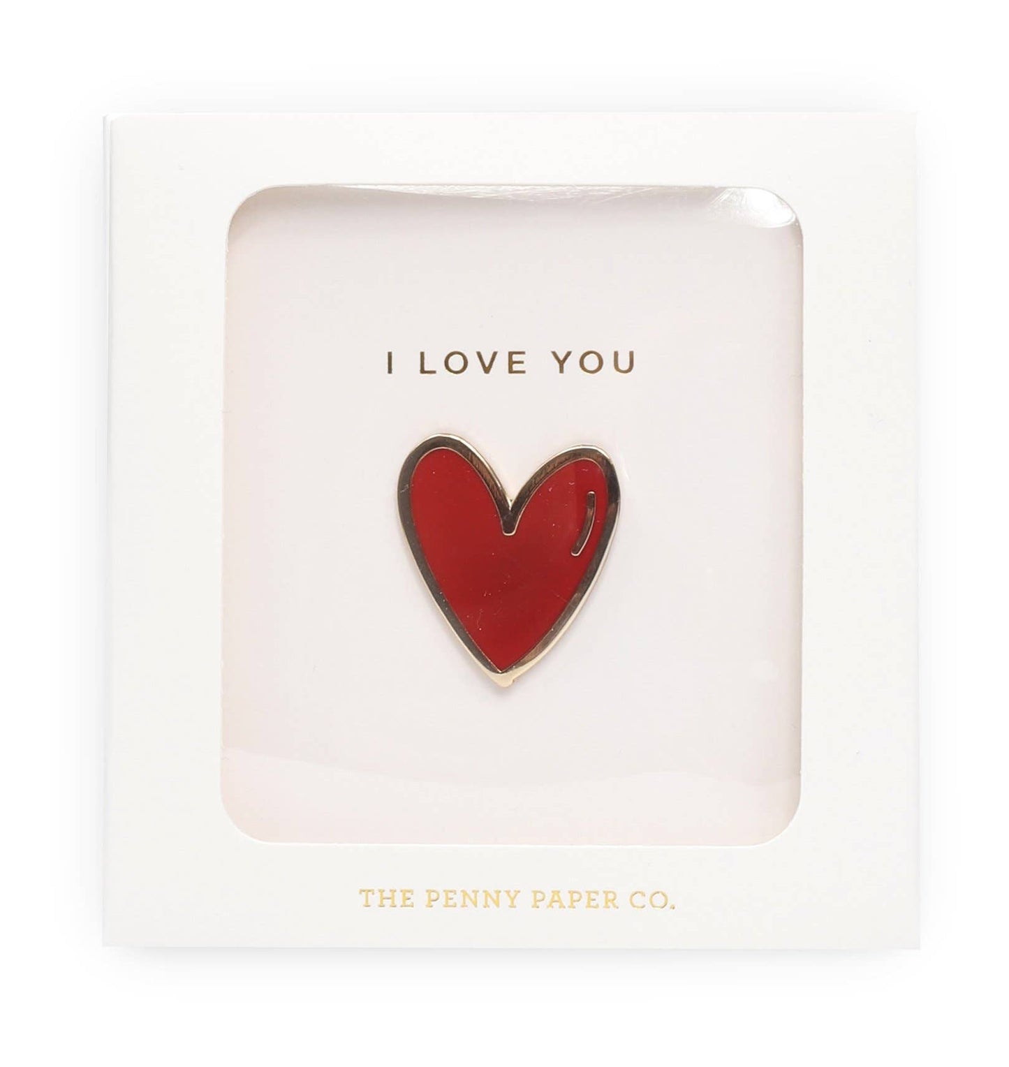The Penny Paper Co. - I Love You | Enamel Pin Boxed Gift Set
