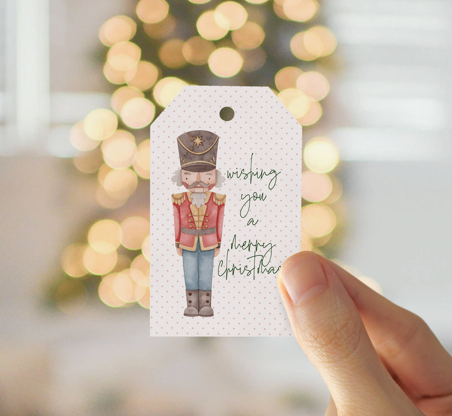 Christmas Shop- Nutcracker Tag - Creativien Studio