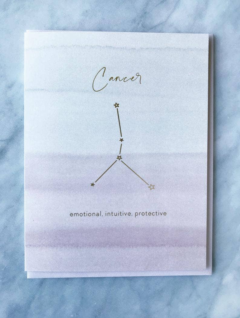 Zodiac Constellation Greeting Cards - Eleven Love