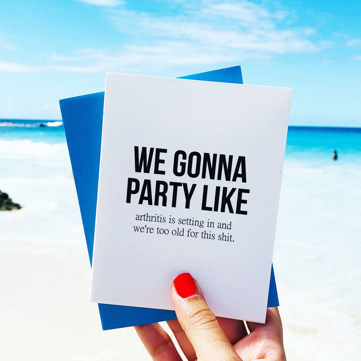 Top Hat and Monocle - Party Like it's Your Birthday Card