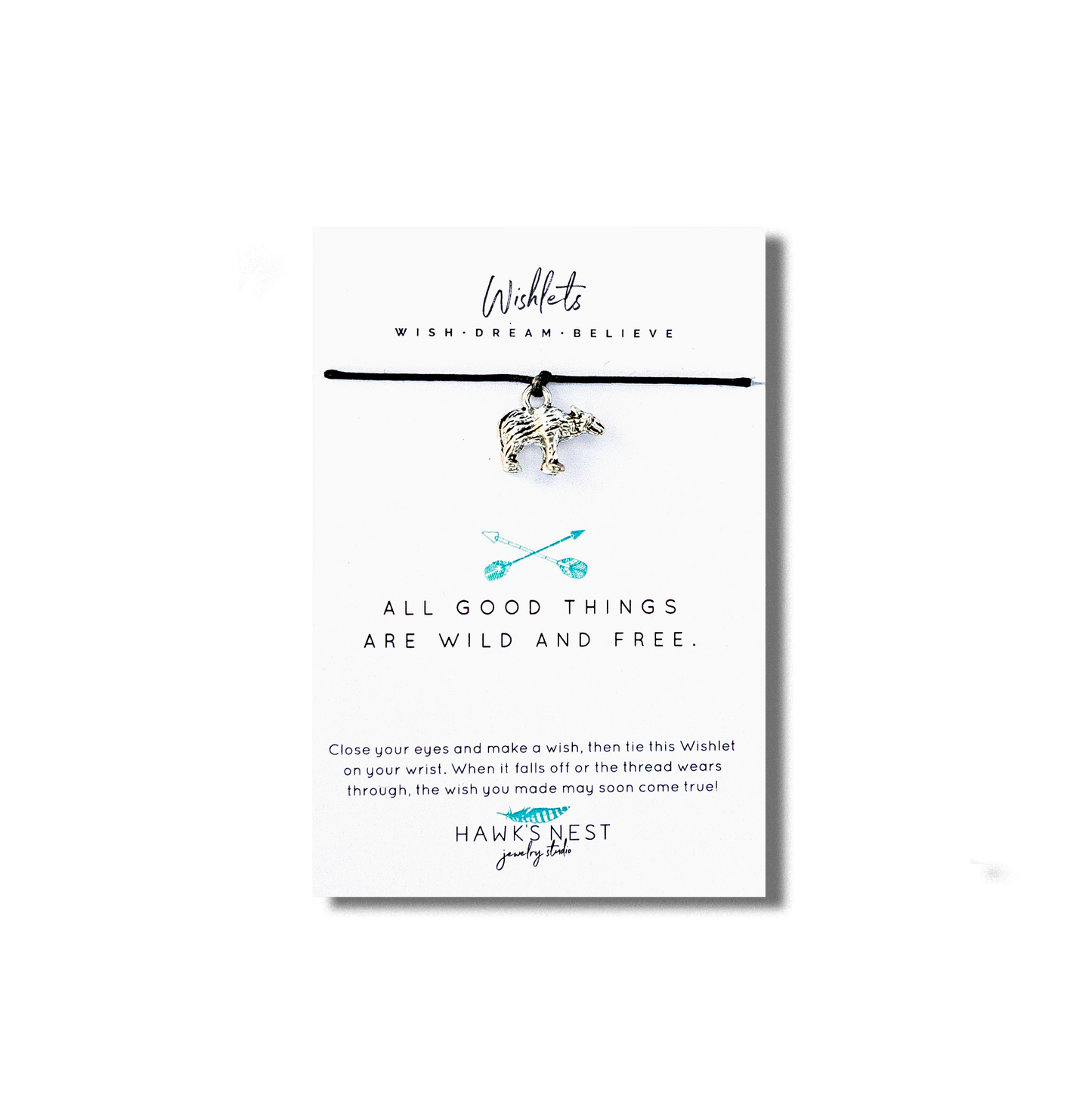Hawk's Nest Jewelry Studio - Bear Wishlet