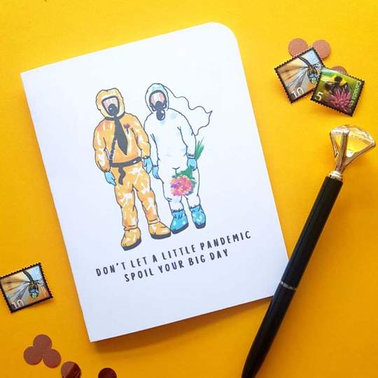 Salt and Paper - Don't Let A Little Thing Like A Pandemic Card