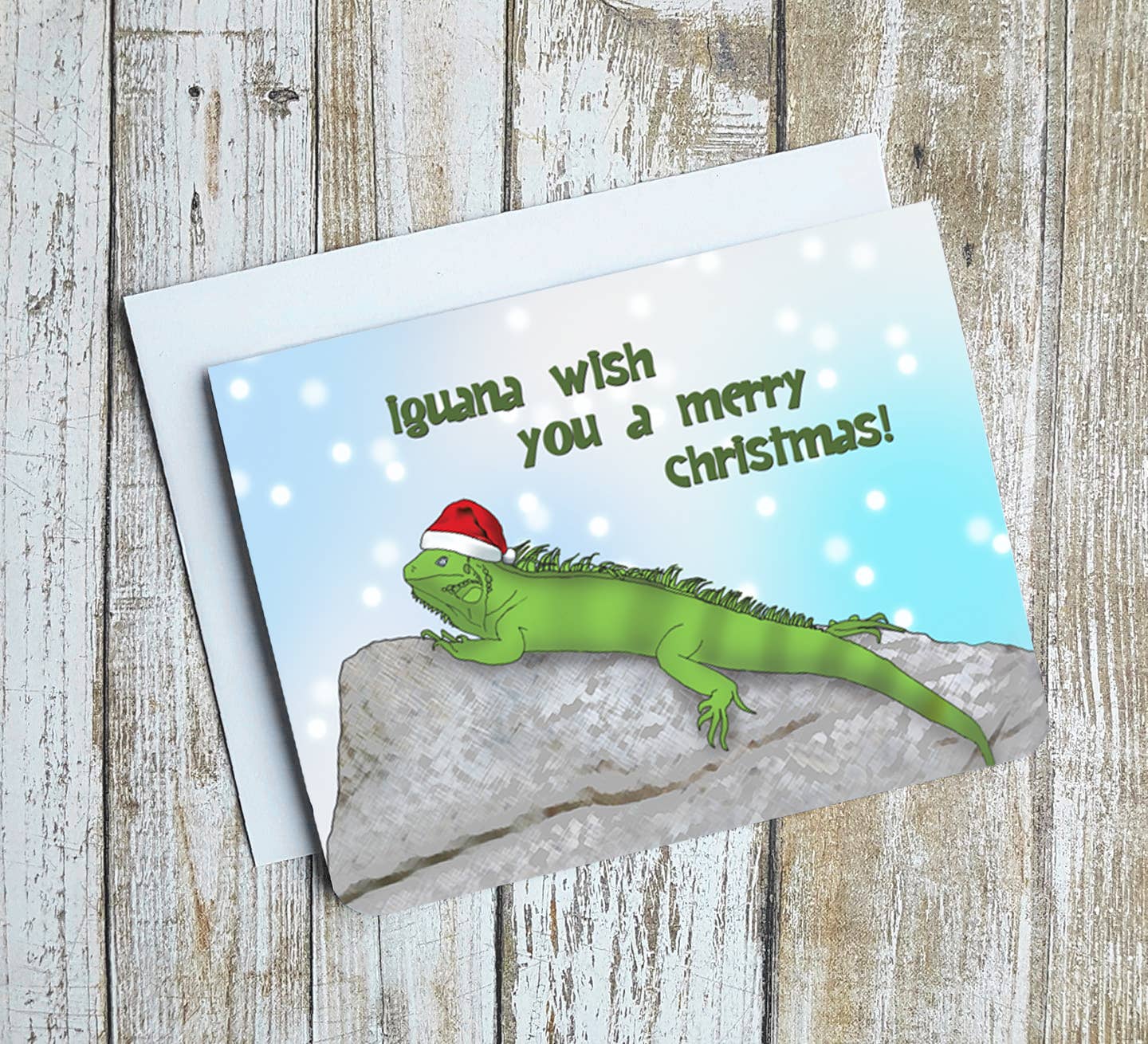 Iguana Wish You A Merry Christmas