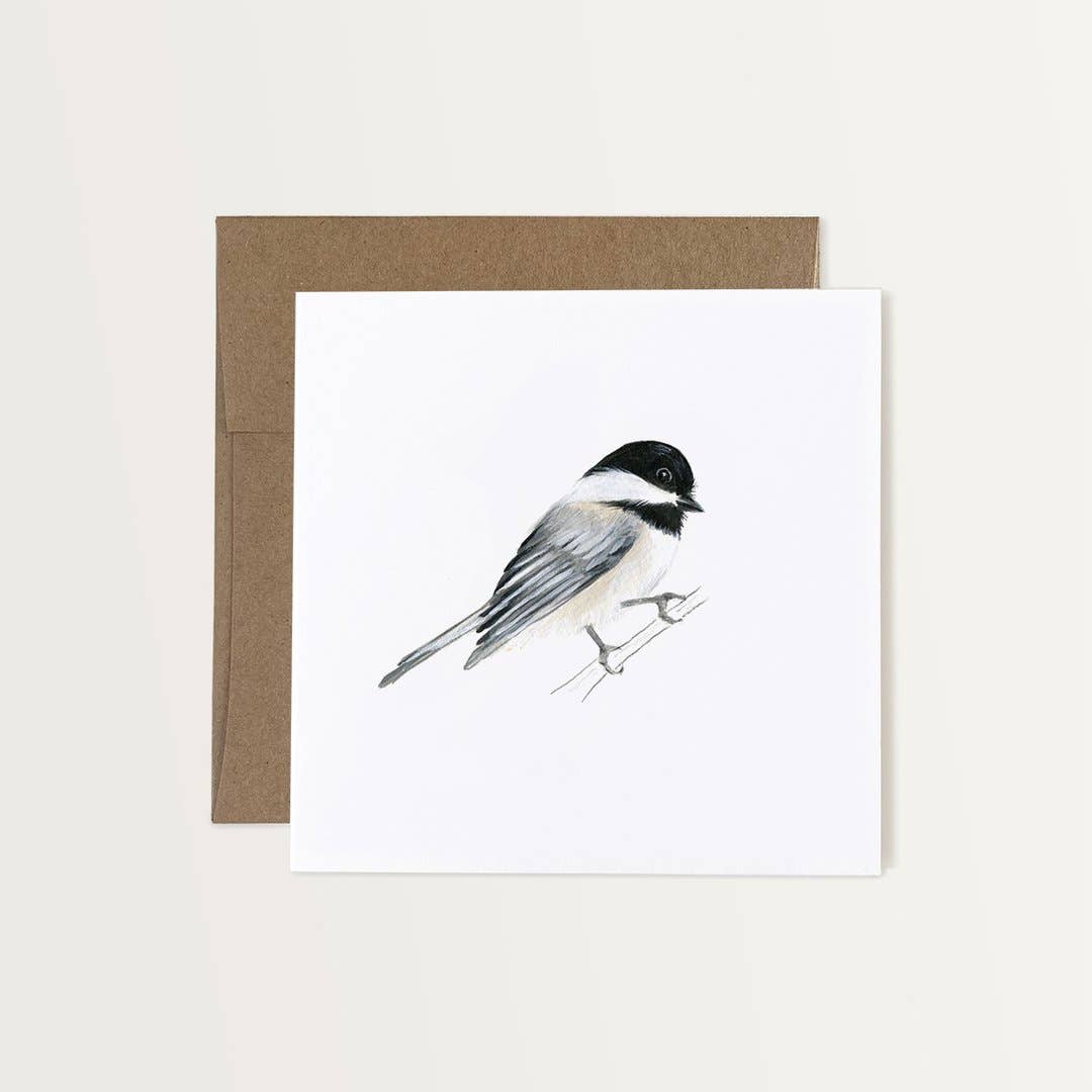 Emilie Simpson Art & Design - Chickadee Card