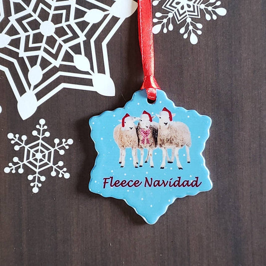 Fleece Navidad Ornament - Blue Rocket Gifts