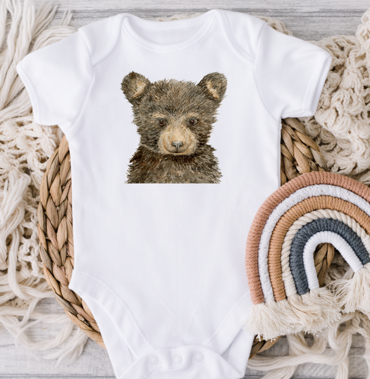 WLDFLWR Studio - Baby Bear Onesie®