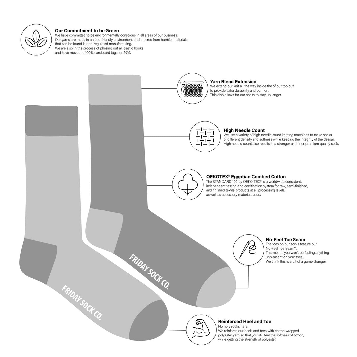 Friday Sock Co. - Fun Men's Socks | Hump Day | Mismatched | Premium Cotton: Men's 7 - 12