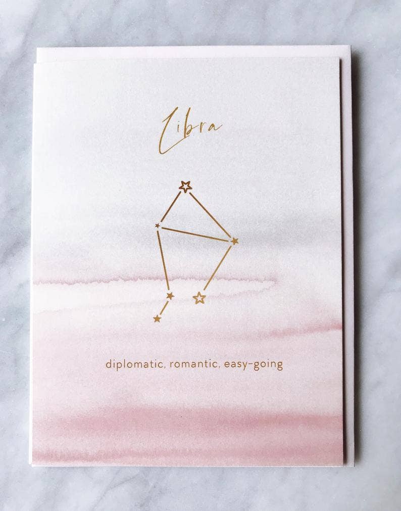 Zodiac Constellation Greeting Cards - Eleven Love