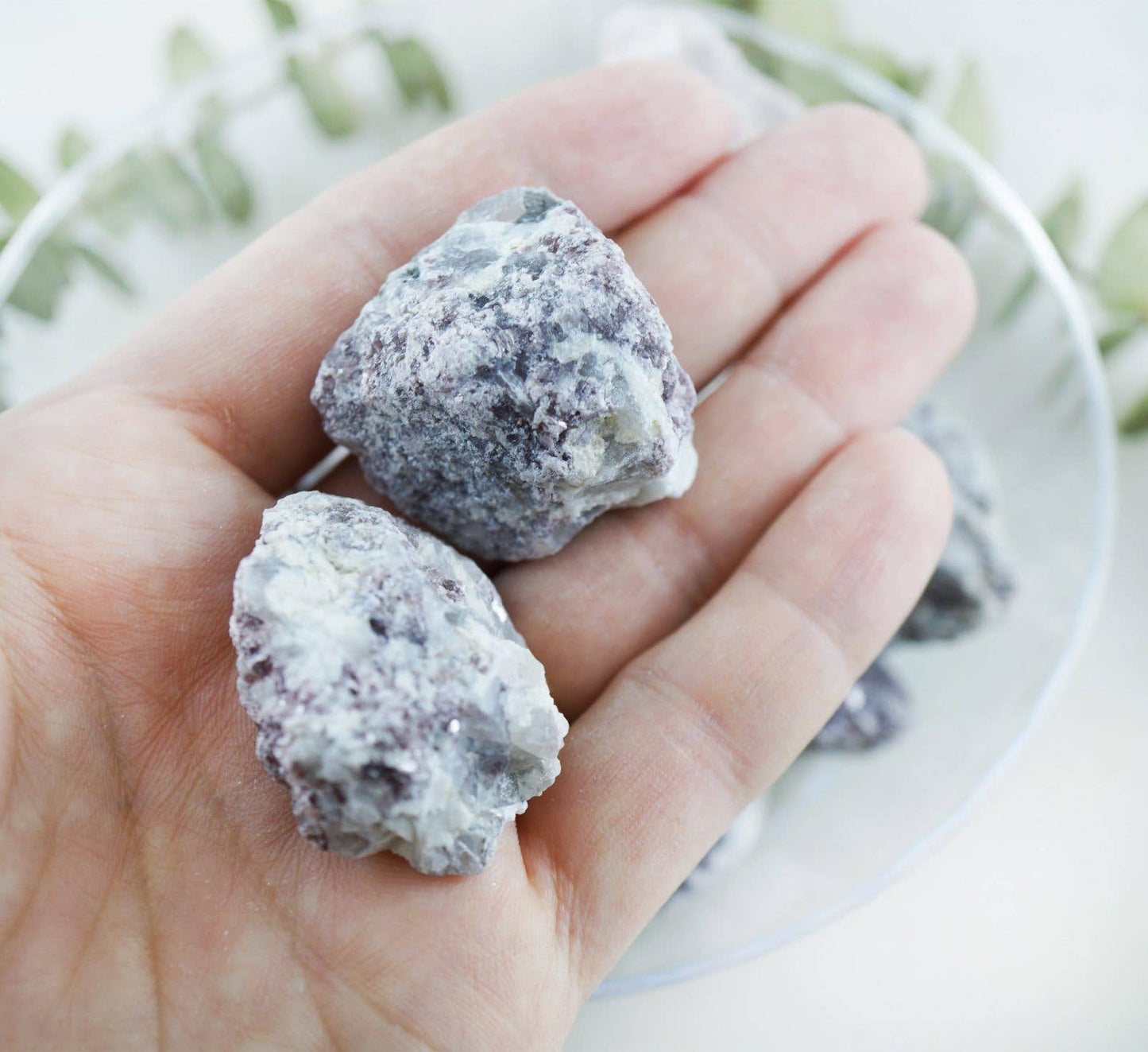 Subject II Change - Raw Lepidolite Stone