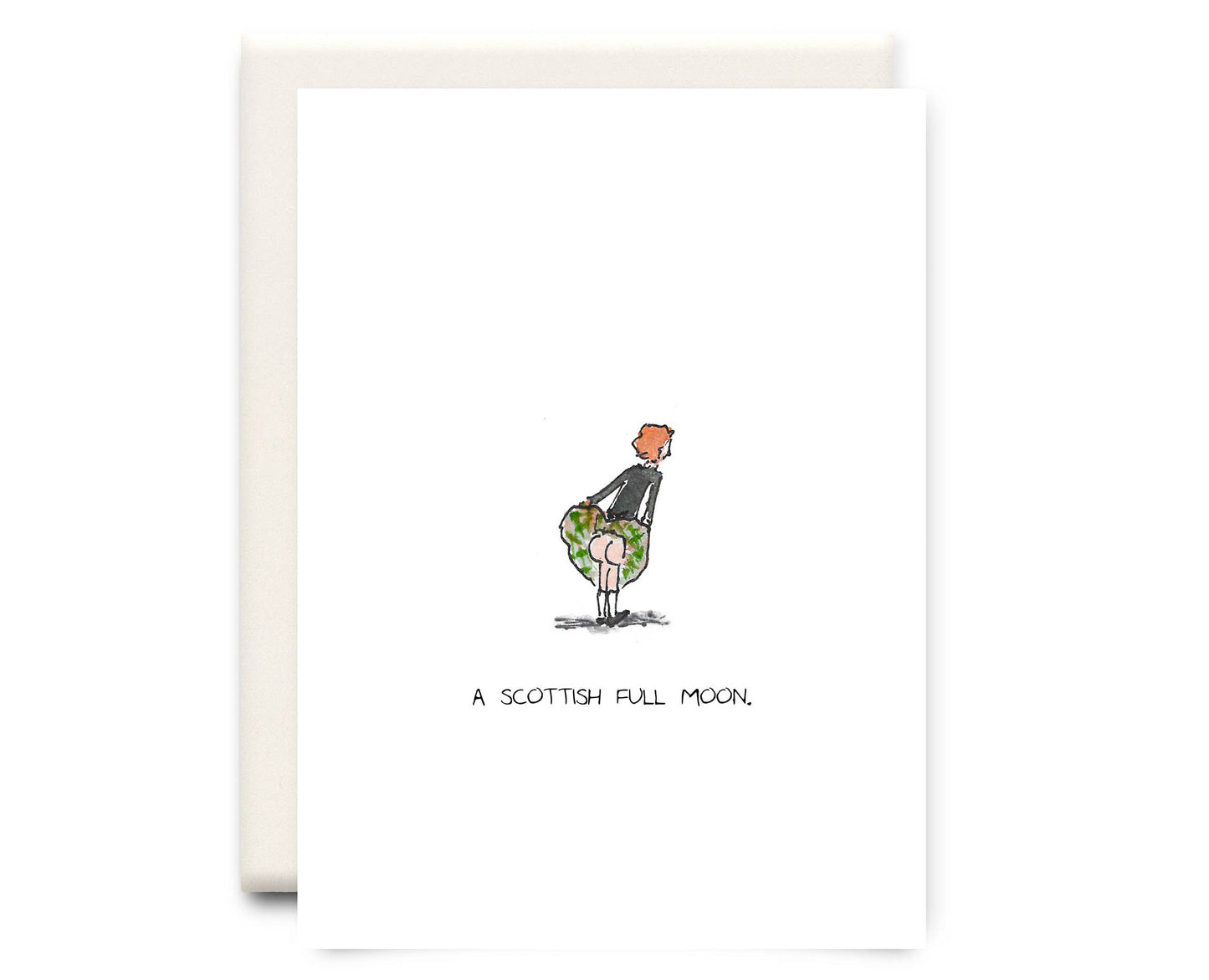 Inkwell Cards - Scottish Full Moon - Everyday Greeting Card