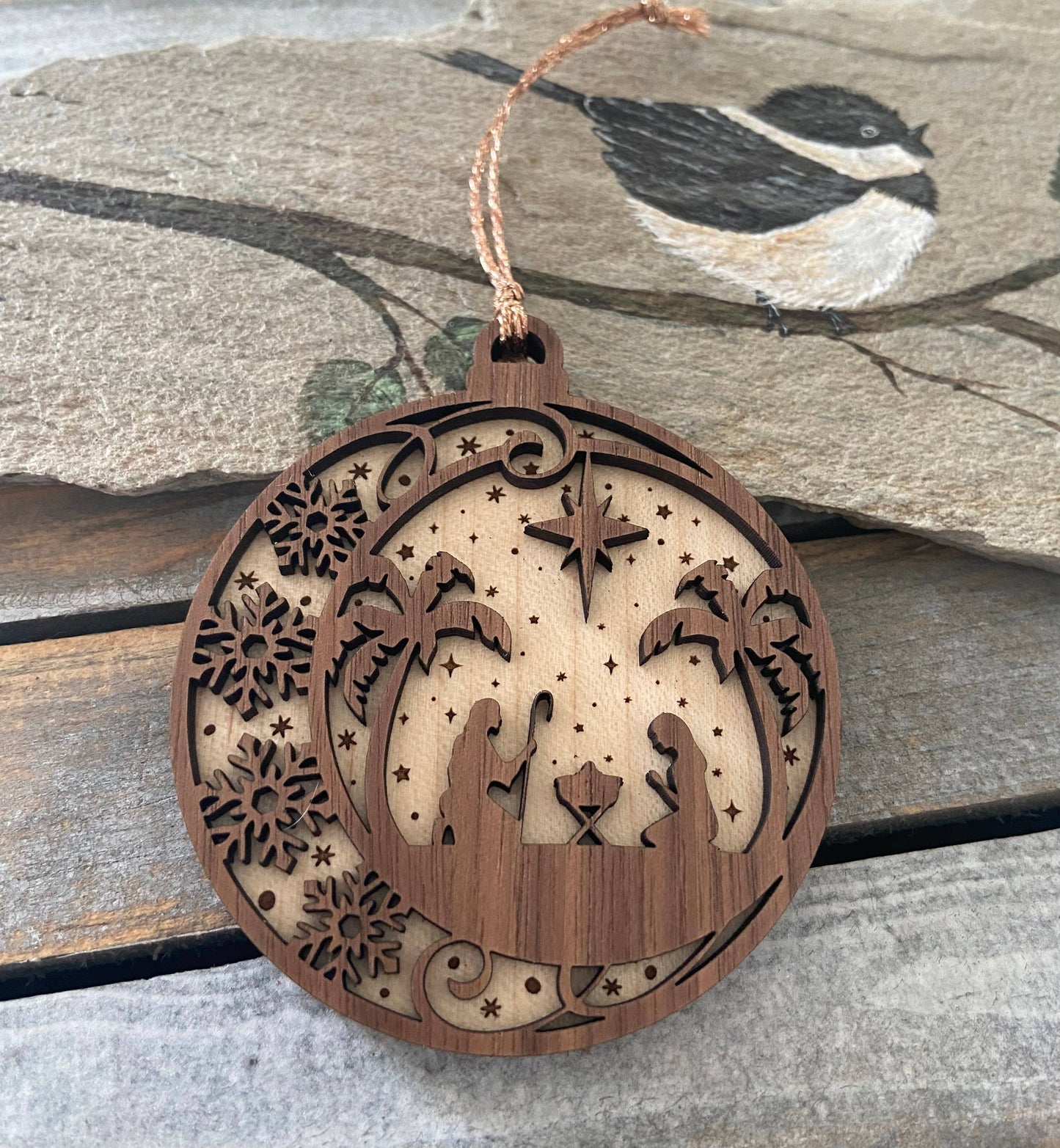 Chickadee Creations - Nativity Ornament