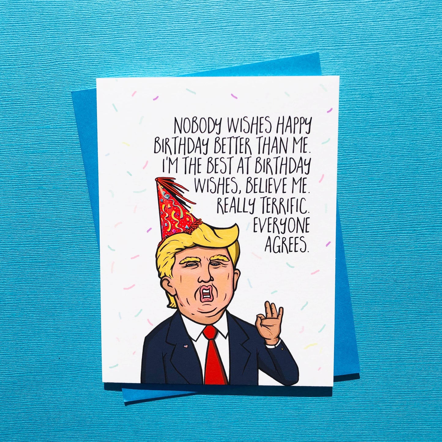 Top Hat and Monocle - The Best at Birthdays Card