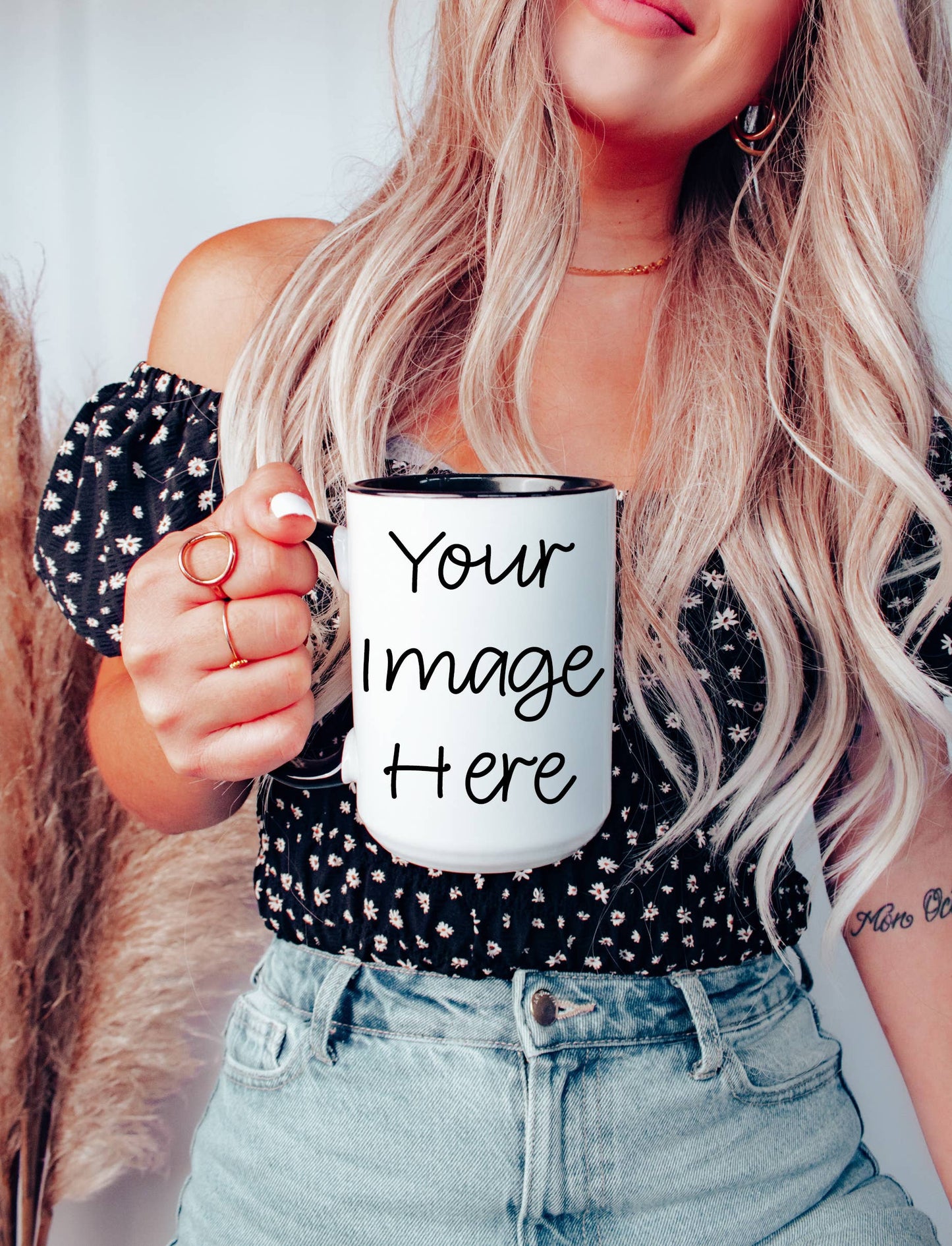The Playful Pineapple - Custom Image Mug
