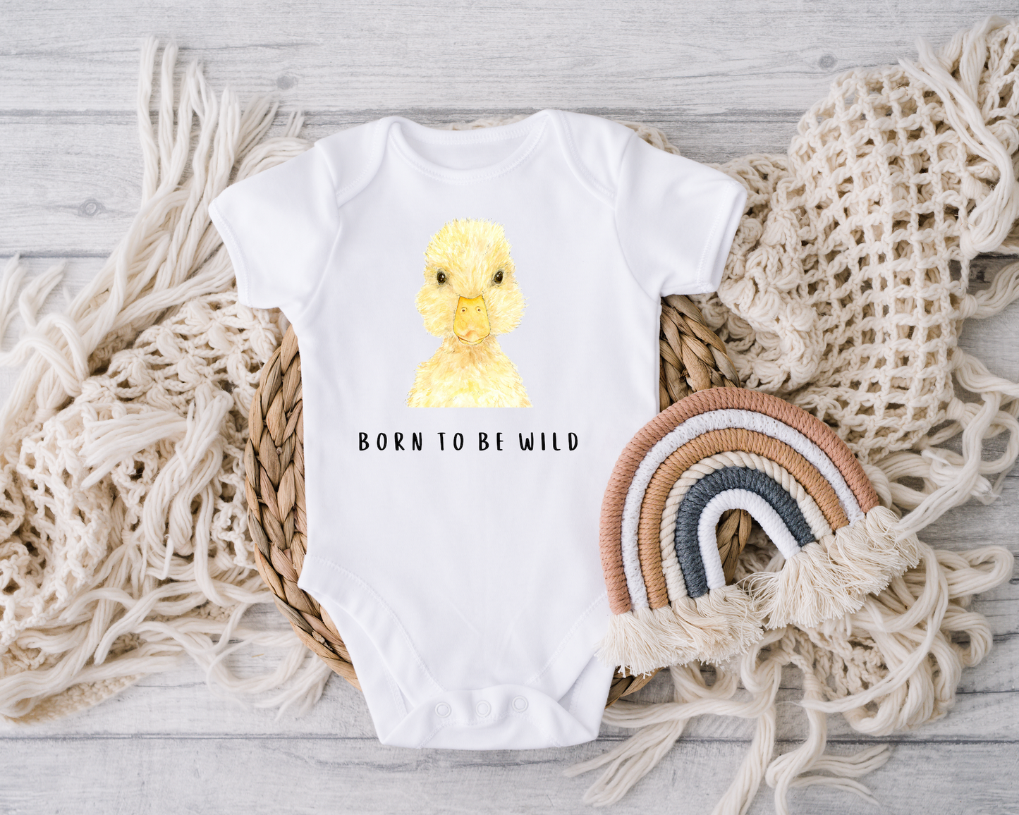 WLDFLWR Studio - Born to be Wild Duck Onesie®