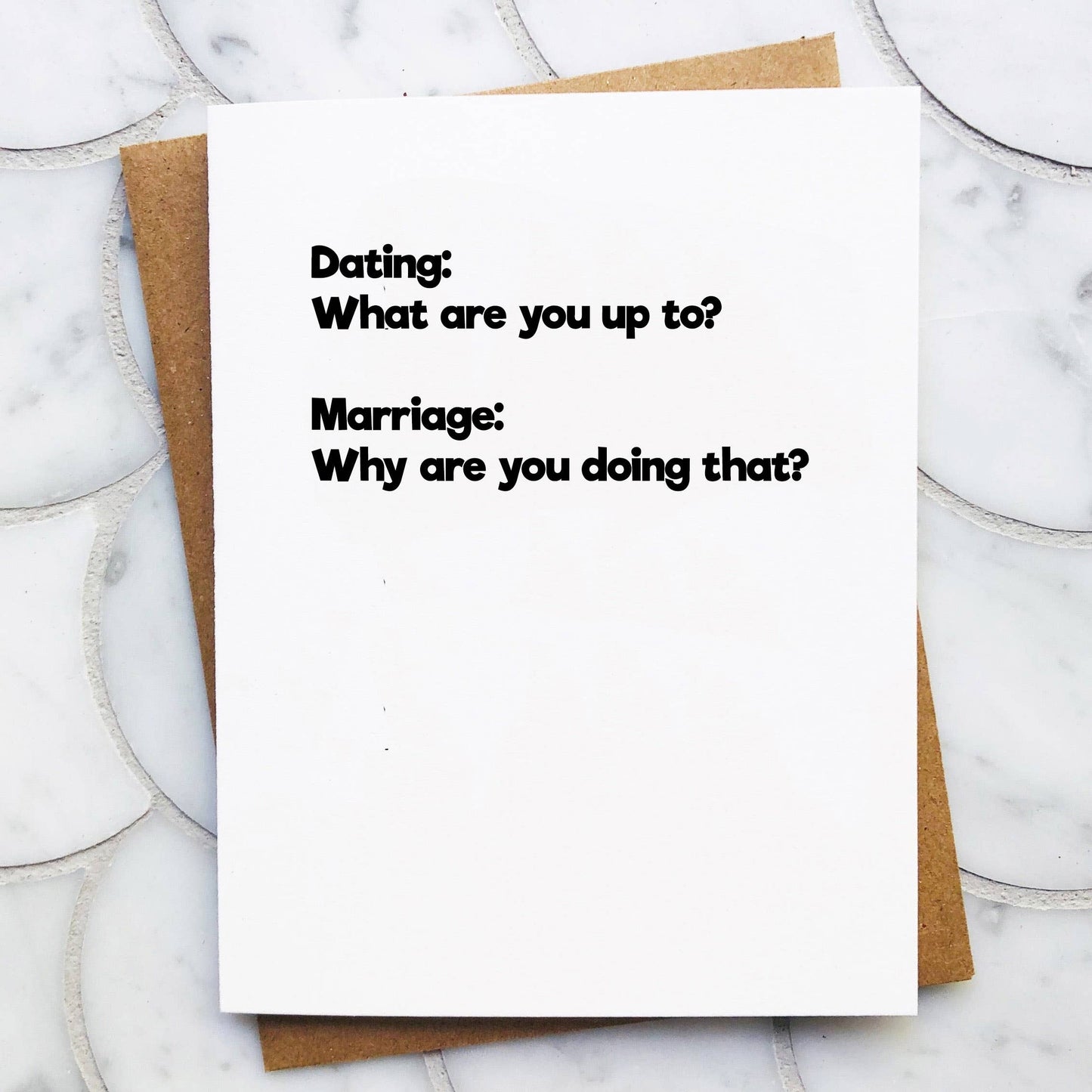 Top Hat and Monocle - Dating vs Marriage #2