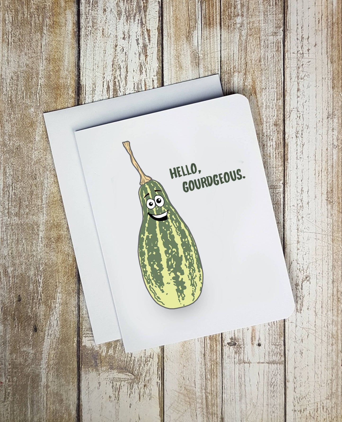 Hello Gourdgeous Card