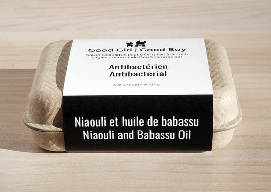 Niaouli and Babassu Organic Dog Shampoo Bar - Good Girl | Good Boy