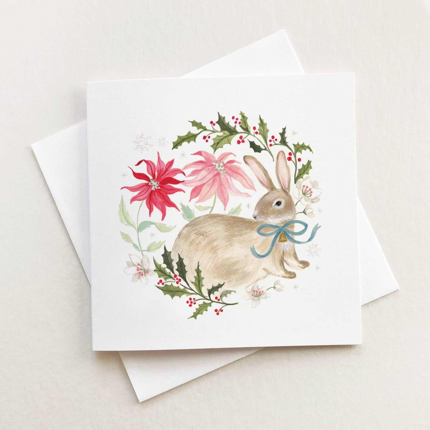 Emilie Simpson Art & Design - Cottontail Rabbit Card Christmas