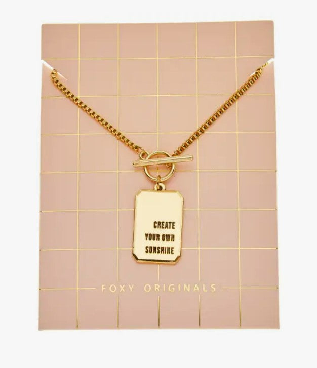 Motivational Necklaces by Foxy Orignals