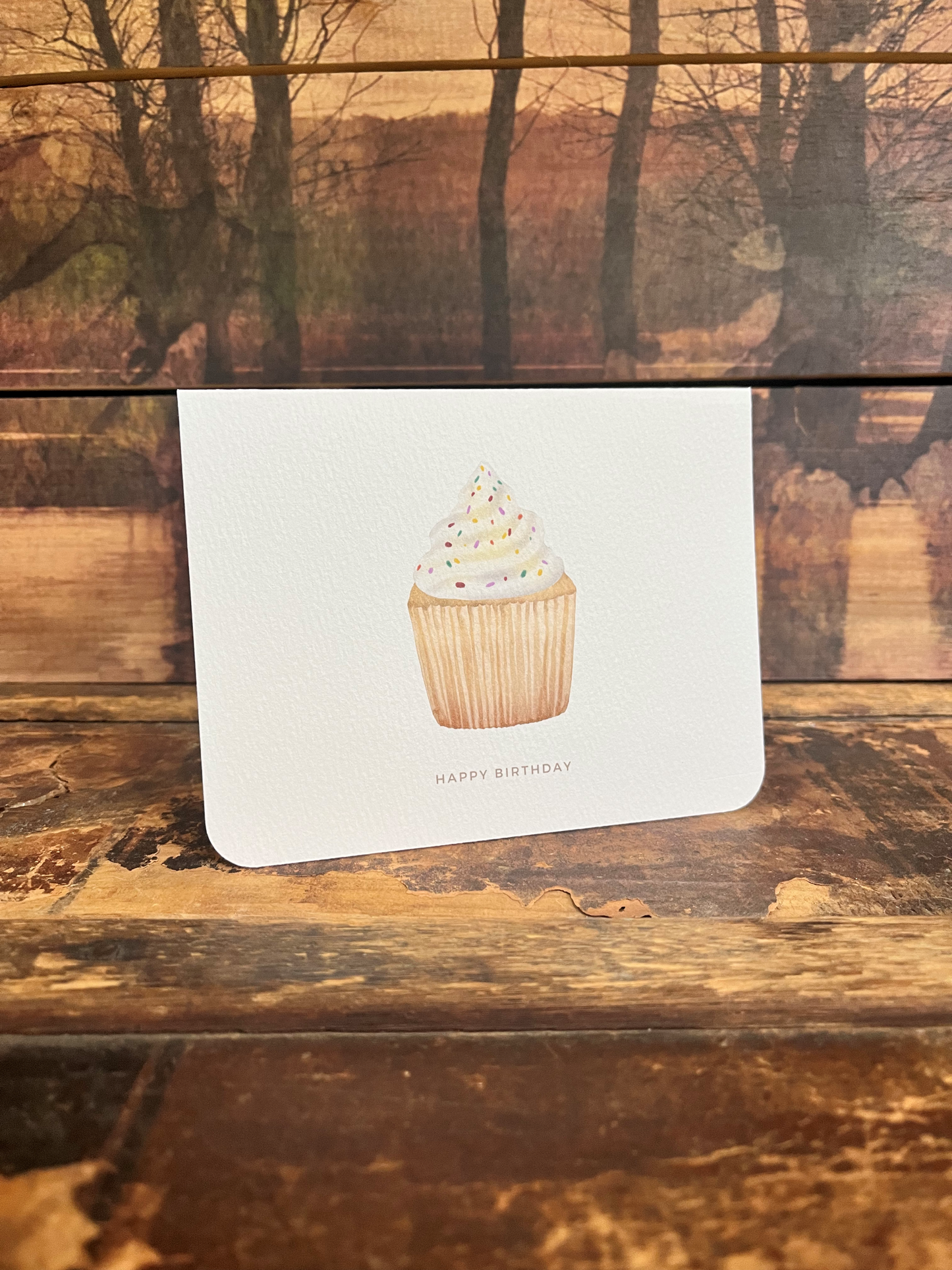 Paper Kuts - "Happy Birthday" Cupcake Card