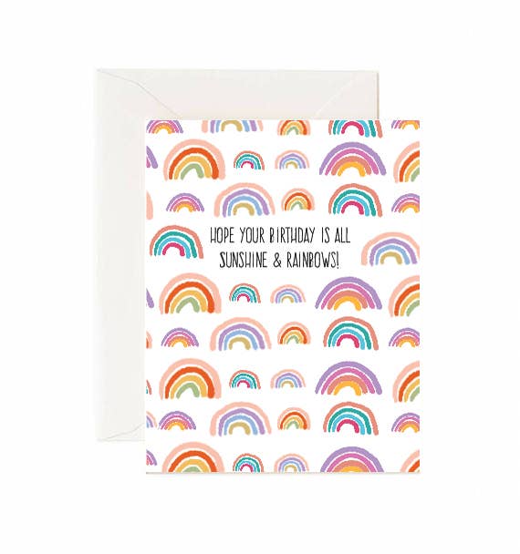 Jaybee Design - Hope Your Birthday Is All Sunshine & Rainbows!