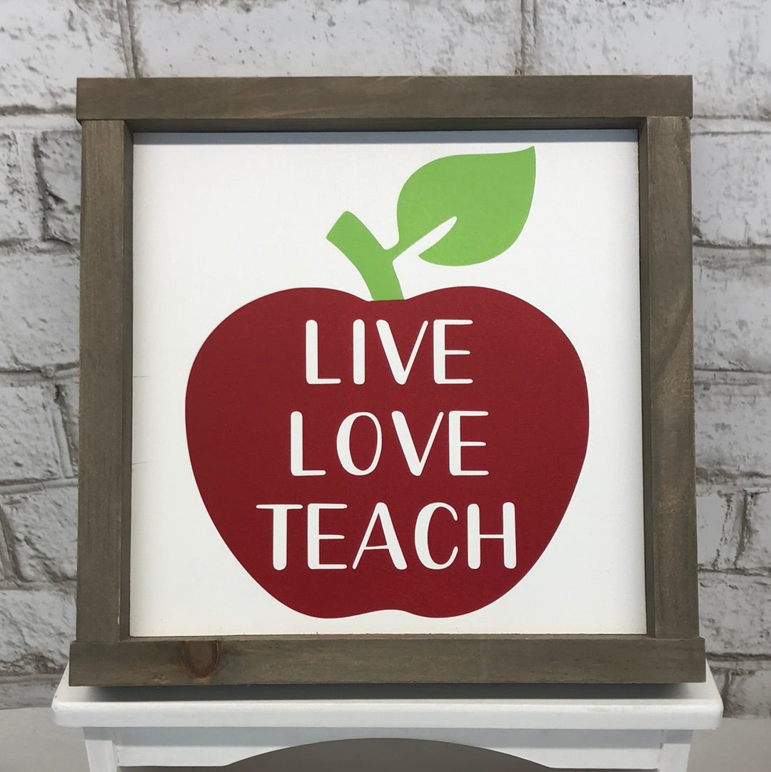 Paper & Sunshine - Square wooden sign-various- Sm