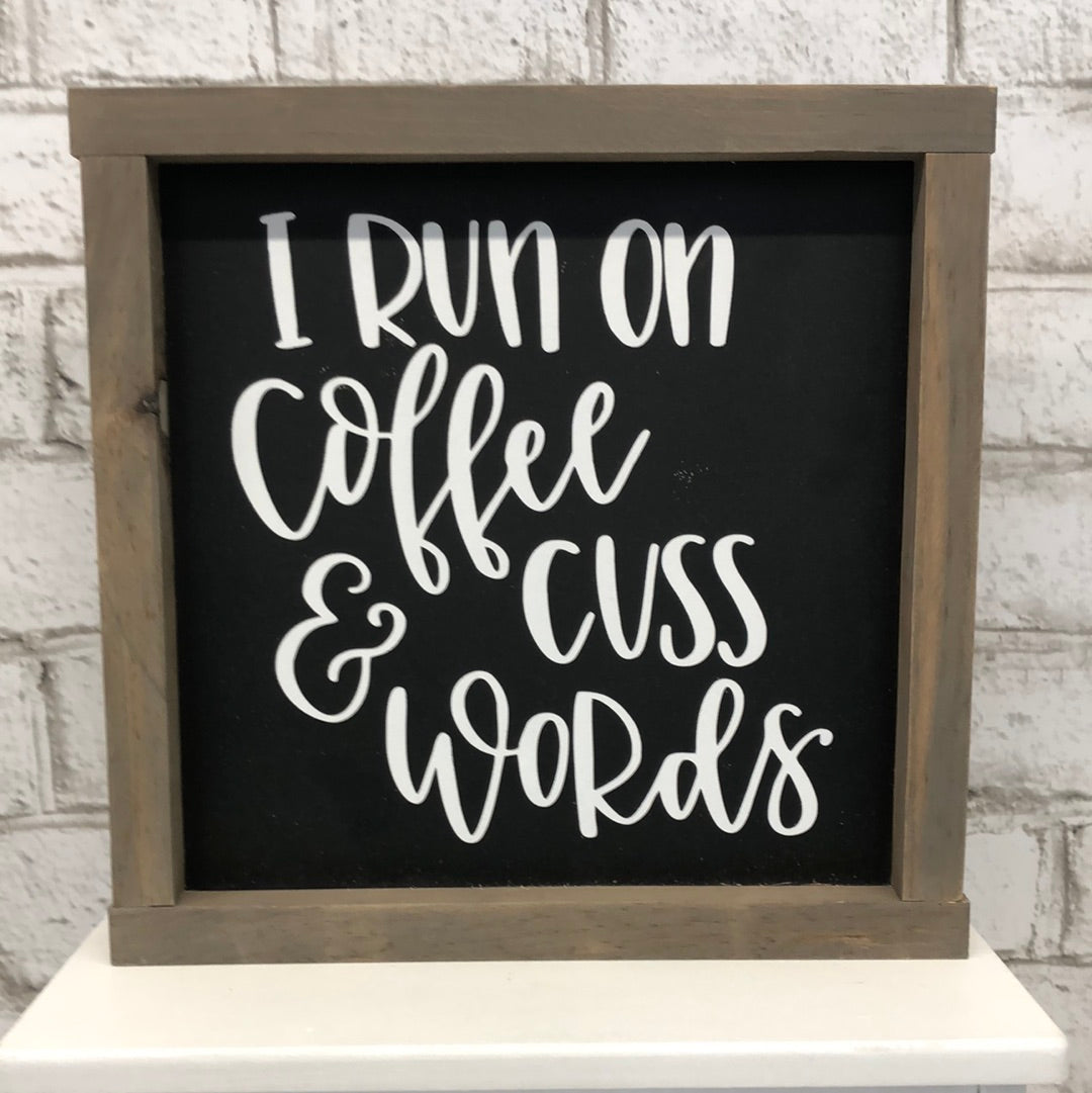 Paper & Sunshine - Square wooden sign-various- Sm