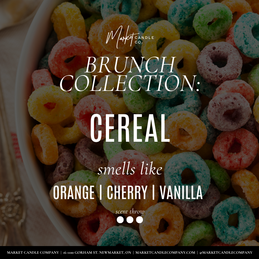 Market Candle Company - CEREAL SOY WAX CANDLE: 8 oz Single Wick