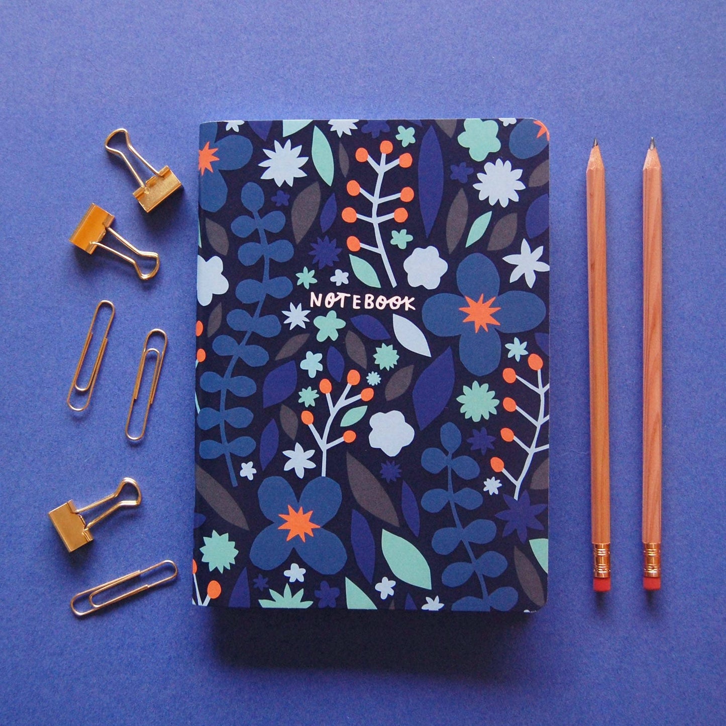 Badger & Burke - Blue Meadow Lined Notebook